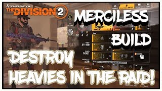 MERCILESS build Razorback RAID BOSS TIP! EZ CLEARS The Division 2