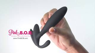 Silicone Prostate Stimulator Male P-Spot Massager - PinkBOB