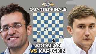 Bullet Chess Championship Quarterfinal: Aronian Vs. Karjakin