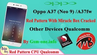 Red Pattern Oppo A37fw/A37(Neo 9) With Miracle Box  Other Devices Qualcomm