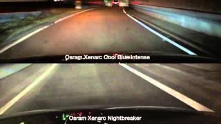 Osram Xenarc Nightbreaker unlimited vs Cool Blue Intense CBI Xenon