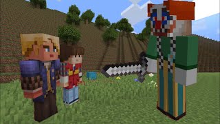 فلم ماين كرافت "المهرجين" ! رعب !