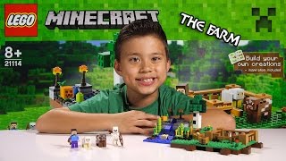LEGO MINECRAFT - Set 21114 THE FARM - Unboxing, Review, Time-Lapse Build