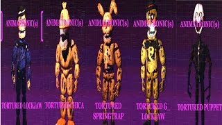 The Return to Freddy's 5 All Animatronics & Jumpscares [Unofficial]