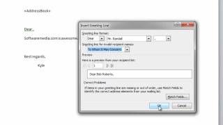 How to Create a Mail Merge in Microsoft Word 2010 Tutorial