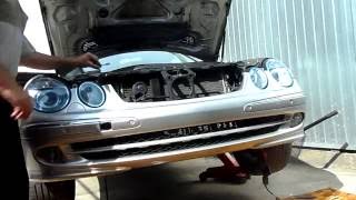 =MERCEDES W211. КАК ПОСТАВИТЬ БАМПЕР ПОДРОБНО ДО МЕЛОЧЕЙ=