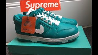 SUPREME X NIKE SB AF2 AIR FORCE 2 UNBOXING REVIEW