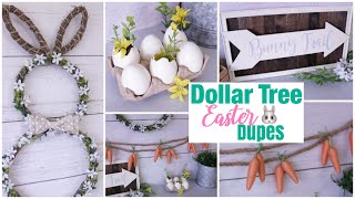 Dollar Tree DIY Farmhouse Spring Easter Decor DUPES