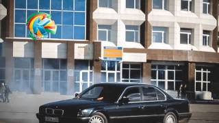 Дрифт на площади в Кокшетау