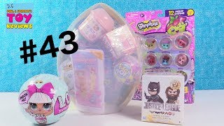 Giant Surprise Egg #43 Unboxing LOL Surprise Squishies Disney Toys | PSToyReviews