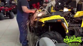 Custom бампер от MotoWest Customs для Guepard 650,800,850