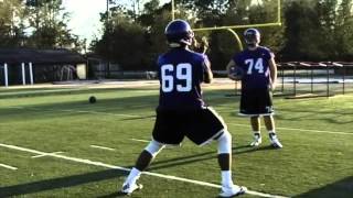 OL Drills- East Carolina University