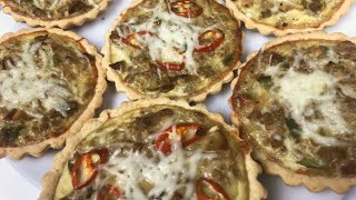 تحضيرات رمضان 2018: ميني كيش بالكفتة حشوة لذيذة جدا - SilaCooking: Minis Quiches à la viande hachée