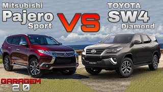 Nova Mitsubishi Pajero Sport VS Toyota SW4 - (Garagem 2.0)