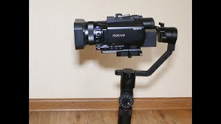 Zhiyun Crane  2 и Sony PXW-X70 Первое включение.