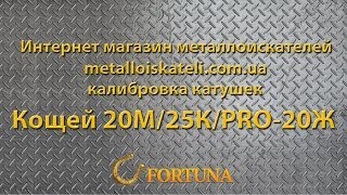 Калибровка (настройка) катушки под металлоискатель Кощей ПРО-20Ж, 25К, 20М