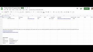 How to create a google merchant center data feed