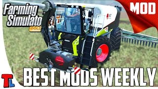 Farming SImulator 2015 Mods - Futuristic Tractor, Mega Slury Tank  And More -  4K 60 fps