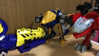 【竜想像合体】モサミーゴに竜想像合体！ティラミーゴっぽいモサレックスだ！合体シーンを想像で制作！騎士竜戦隊リュウソウジャーDX騎士竜シリーズ　前田動画