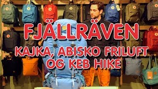 Fjällräven Kajka, Abisko Friluft og Keb Hike - Ryggsekker fra Fjellreven