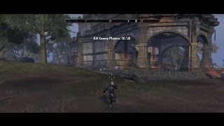 Elder Scrolls Online - Templar Tank PvP - A Siege to Remember