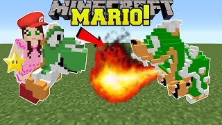Minecraft: SUPER MARIO!!! (YOSHI, BOWSER, & GOOMBAS!) Mod Showcase