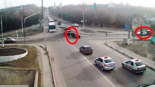 ДТП в Серпухове. Две аварии с разницей в две минуты... 31 марта 2017г.