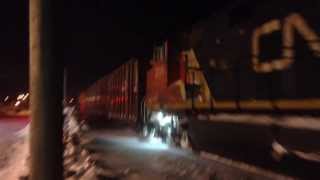 CN Train #562 West SD75I 5709 & C44-9W 2596
