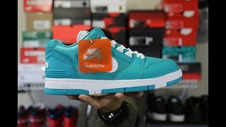 Unboxing + Review: Nike x Supreme Air Force II 'Teal'