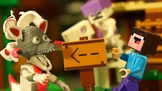 Нападение Армии Скелетов LEGO Minecraft - Лего НУБик Майнкрафт Мультики и ФНАФ FNAF