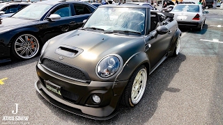 (HD)LIBERTY WALK Babyeyes BMW MINI monster custom BMWミニモンスターカスタム - スーパーカーニバル2017・お台場