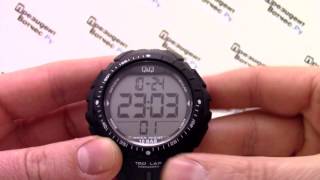 Q&Q M102-001 [M102 J001] - Видео обзор и инструкция от PresidentWatches.Ru