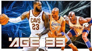 LeBron age 33 vs Jordan & Kobe age 33 - Comparison - Pick your favorite!