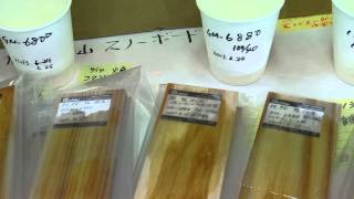 CFRP-FRP素材の開発テストと間伐材の杉へ染み込み具合の確認、ガラス繊維へ含浸=浸透の案配は?2齣1秒スライド写真画像71