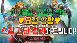 [봄아]리니지M / 하이엘프:요정의 역습! 요정 스킬 내용 공개! 이정도면 떡상?! 간단 정리해 드립니다!