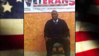 Marine veteran from the Veterans Support Organization