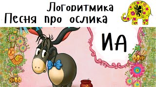 Детская Песня про Ослика Иа. Потешка. Логоритмика. Развитие речи. Раннее развитие малышей. Люляби TV