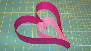 Paper Heart Door Hanger