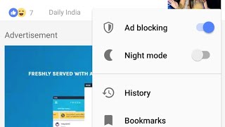 How to use night mode in opera mini browser