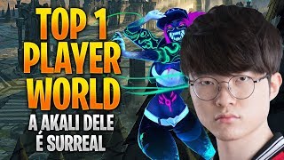 FAKER É A MELHOR AKALI DO MUNDO? COMO ELE É BOM COM TUDO???