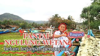 PANTAI INDAH TRENGGALEK JAWA TIMUR | MAIN DI PANTAI NGULUNGWETAN SERASA MILIK PRIBADI. PART 1