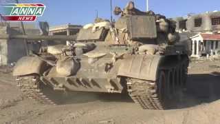 ᴴᴰ T-55 Tank. Syria, Jobar ** ** - "Spot work on positions of terrorists"