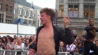 Gay Pride Amsterdam 2017 4th August. Dam Square Party