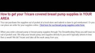 Tricare Breast Pump Coverage San Francisco