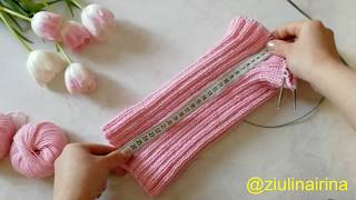 Шапка Тыковка классическая или Шапка резинкой 2*2