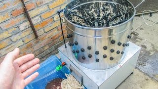 Перосъемная машина для перепелов, гусей, уток, бройлеров, кур, индейки Видео обзор - zolotyeruki