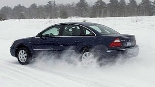 Торможение автомобиля зимой