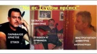 ΤΑΤΑΚΗΣ.Δ.- ΠΑΡΑΒΑΛΟΣ.Χ.-ΝΑ ΣΕ ΞΕΧΑΣΩ ΠΡΕΠΕΙ