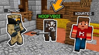 Dansk Minecraft - Murder Mystery - "JEG ER EN KO!" (I AM STONE CHALLENGE)