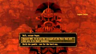Fallout: New Vegas - Legate Lanius (SPEECH CHECK)